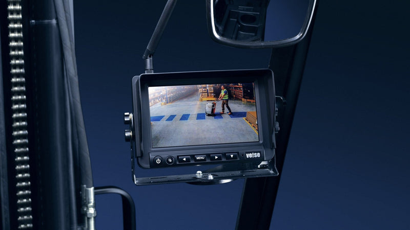 Cabine en bediening van een Hyundai BE-X elektrische heftruck