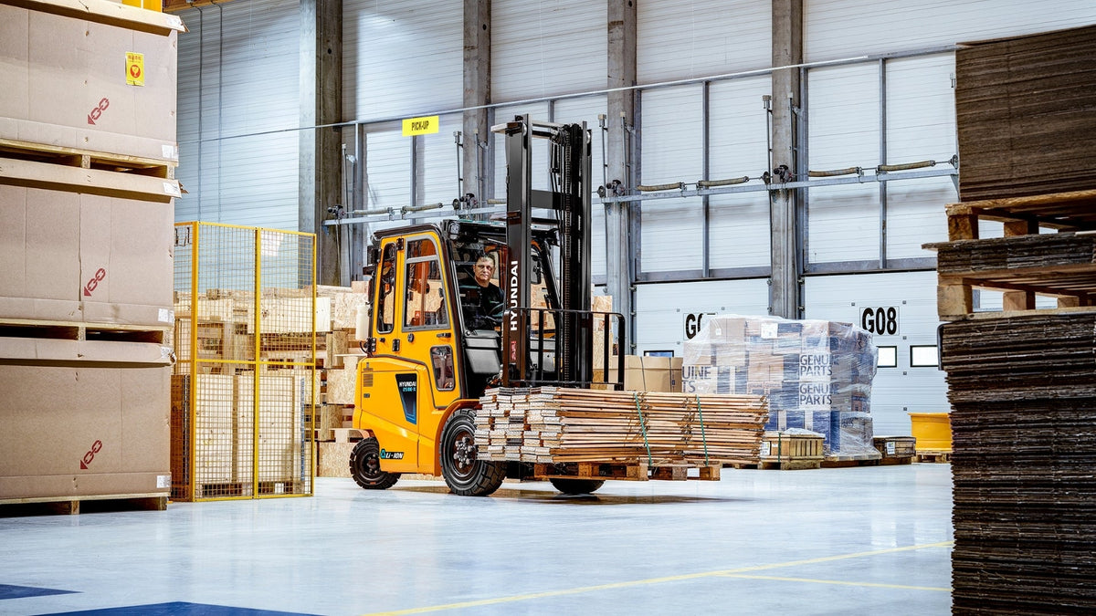 Aandrijflijn van een Hyundai 25BE-X elektrische heftruck