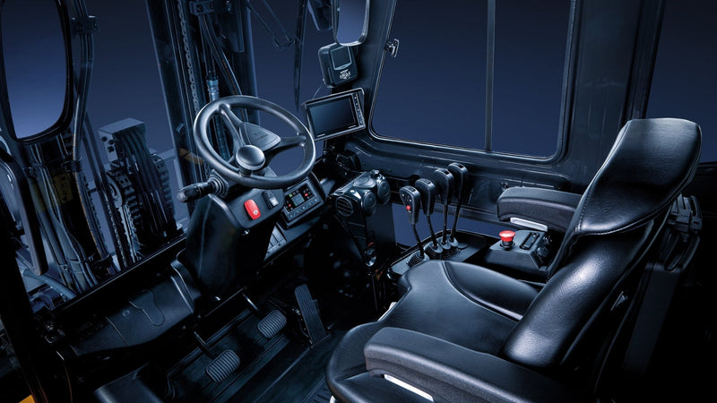 Lithium-ion accupakket van een Hyundai 50B-X elektrische heftruck