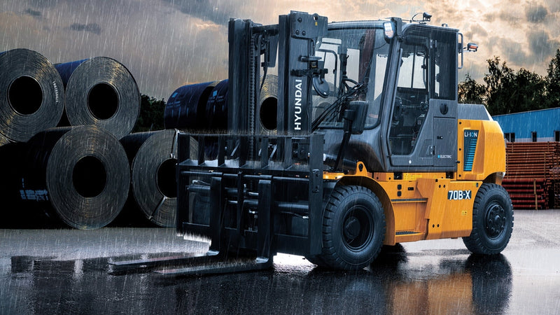 High-voltage aandrijving van een Hyundai B-X elektrische heftruck